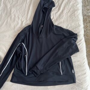 Free‎ People Movement Reflective Hoodie Black Activewear Athleisure Small